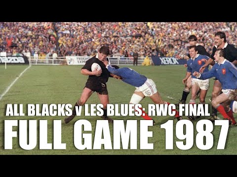 New Zealand v France | 1987 Rugby World Cup | Final | Full Game