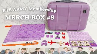 Download lagu BTS MERCH BOX #5 | ARMY Membership Merch Pack | UNBOXING ASMR [4K] mp3