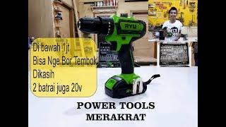 Jual RYU CORDLESS 20V RCI20V - MESIN BOR BATERAI di lapak