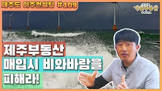 [제주도 이주 컨설팅 #109] 제주부동산 매입시 비와 바람을 피해라