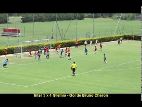 Gols Inter 3 x 4 Grêmio (GRENAL) - FINAL (1º jogo) - Gauchão Sub10 07/12/14