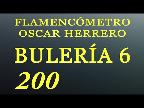Metrónomo Flamenco - Bulería "6" 200 - Flamencómetro Oscar Herrero