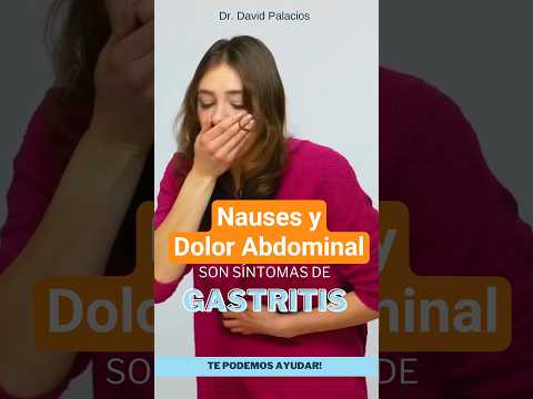 Nauseas y dolor abdominal? son síntomas de GASTRITIS #ulcera #estomago