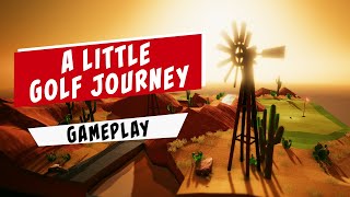 A Little Golf Journey Gameplay - Full Demo! Incredibly Relaxing Golf Game!