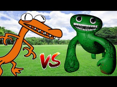 Rainbow Friend Orange vs Jumbo Josh Fight With SHINCHAN vs CHOP Epic Battle