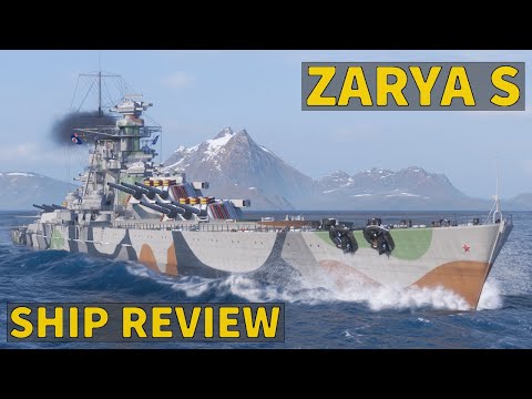 Zarya S - T9 Soviet Battleship | World of Warships