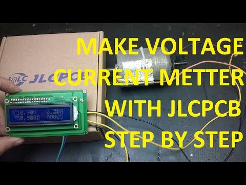 Make Digital Voltmeter Ammeter Voltage Current Meter With JLCPCB Video