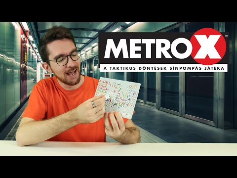Metro X társasjáték  Unboxing és Bemutató - reflexshop