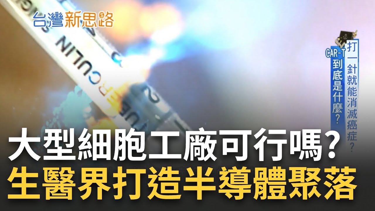 打一針就能消滅癌症？ CAR-T到底是什麼？ 一針滅癌代價近千萬  直擊基因工程的祕密｜【台灣新思路】20240404｜三立iNEWS