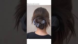Download lagu scrunchie bun🪷🐚🦢 hairstyle tutorial 🐚🍯 mp3