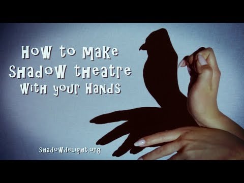 Как сделать театр теней руками для детей | How to make shadow theatre with hand for children