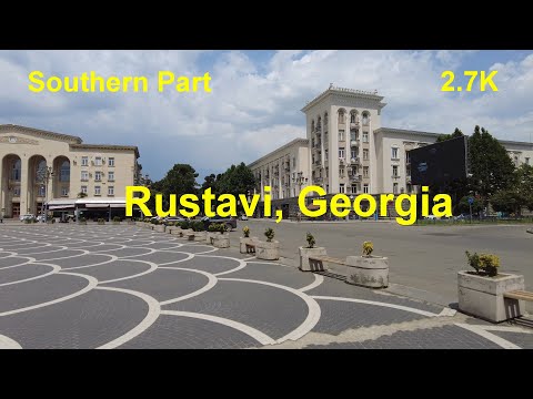 🇬🇪 Walking Tour in Rustavi (Southern Part), Georgia.