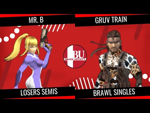 BU Bimonthly #11 - Mr. B (Zero Suit Samus) vs Gruv Train (Snake) - Losers Semis