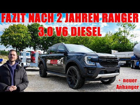 MY CONCLUSION AFTER 2 YEARS WITH THE FORD RANGER 3.0 V6 DIESEL! + new trailer from Humbaur