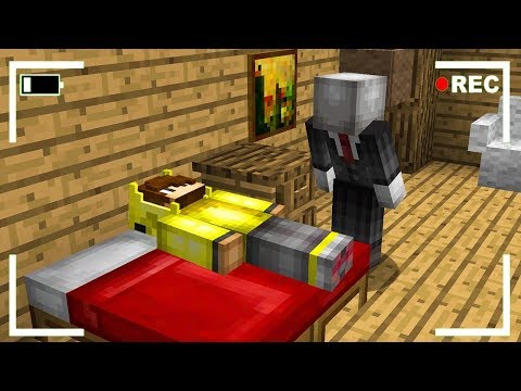SLENDERMAN BEN UYURKEN SALDIRIYOR! 😱 - Minecraft