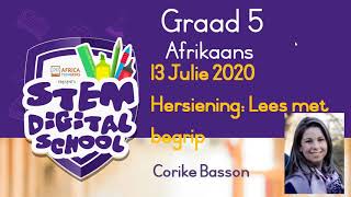 Grade 5 - Afrikaans  13 July 2020  Hersiening : Le