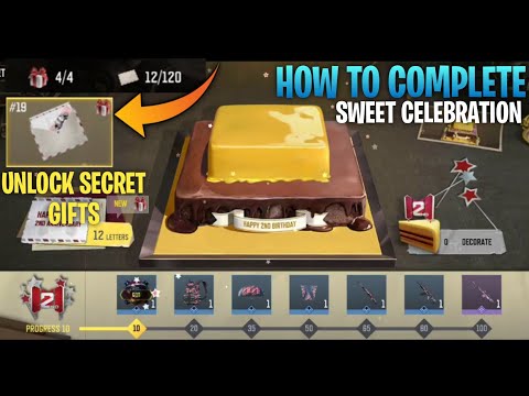 HOW TO PLAY COMPLETE SWEET CELEBRATION EVENT AND GET SECRET GIFTS AND COMPLETE ANNIVERSARY CAKE CODM