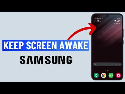 How to Make Samsung Phone Screen Awake Forever | Change Screen Timeout to Never
