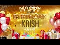 KRISH Happy Birthday Krish