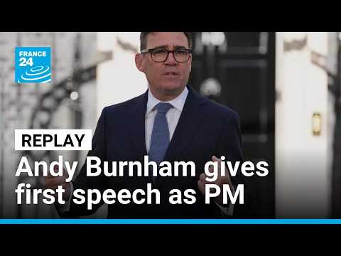 Replay: Andy Burnham gives first speech as UK Prime Minister