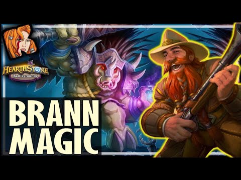 BRANN IS A MAGICIAN! - Hearthstone Battlegrounds