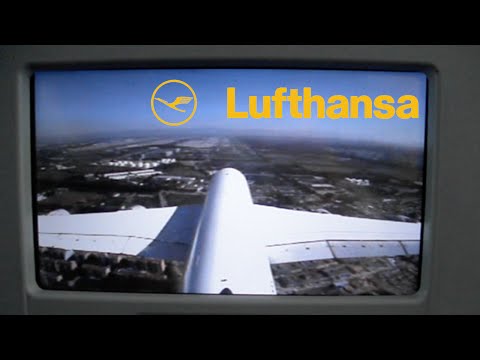 Lufthansa A380 landing at Beijing (PEK)