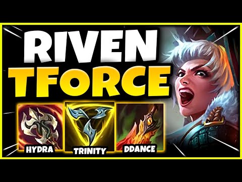 RIVEN'S TFORCE BUILD RETURNS! (HOW STRONG IS IT NOW?) RIVEN TOP GAMEPLAY! (Season 12 Riven Guide)