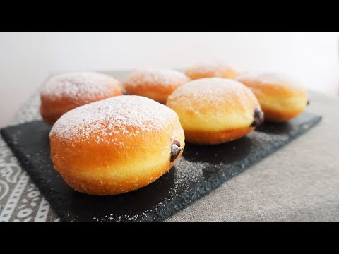 How to Make Fluffiest Doughnut ! Berliner Donut Bomboloni Recipe ! Easyvideo