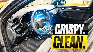 CRISPY. CLEAN.  — Full Interior Detail on the 2025 Audi Q3 (Part 3)