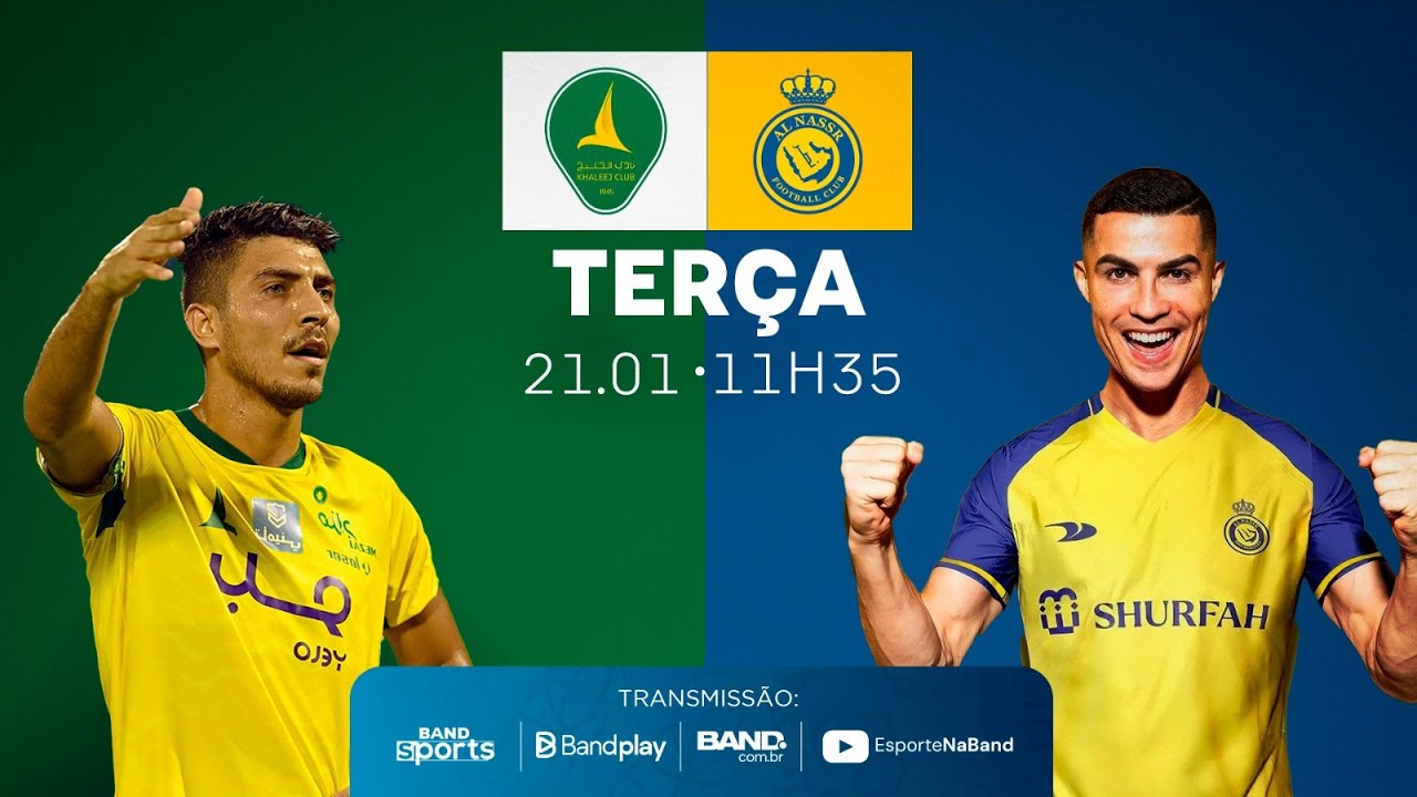 AL KHALEEJ x AL NASSR- AO VIVO E COM IMAGENS - LIGA SAUDITA 2024/25 | 21/01/2025