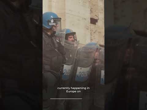 ‘Young protesters across Europe share grievances and tactics’