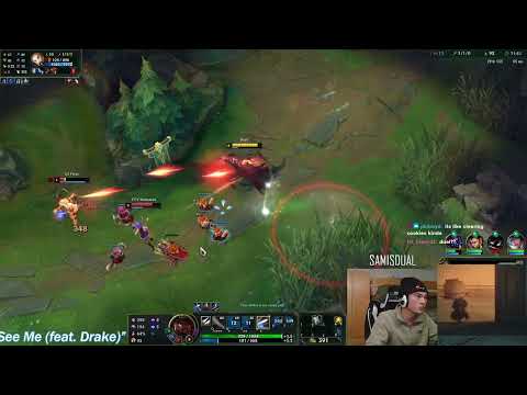 Caitlyn Lux Lucian walk into Bot, Only Lucian Walks Out