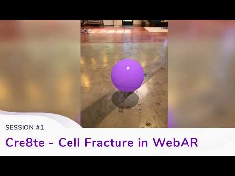 Cre8te - Cell Fracture Animation in WebAR