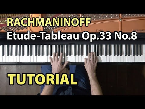 Featured image from Piano Tutorial: Rachmaninoff Etude-tableau, Op. 33, No. 8