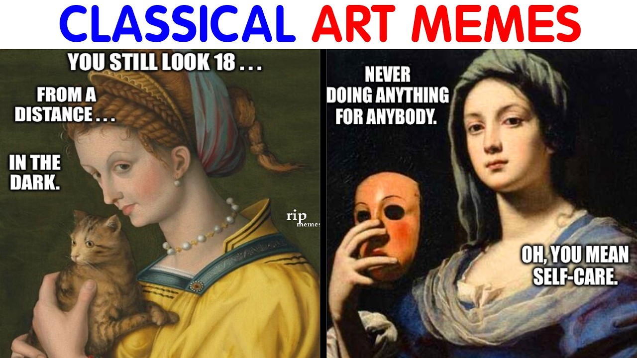 Hilarious Classical Art Memes That Deserve A Museum Of Their Own || video compilation #102