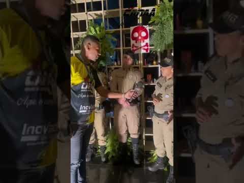 Tv Canaã com a Pmmg evento por trás da fumaça Uberlândia- Diga não ao Vape!