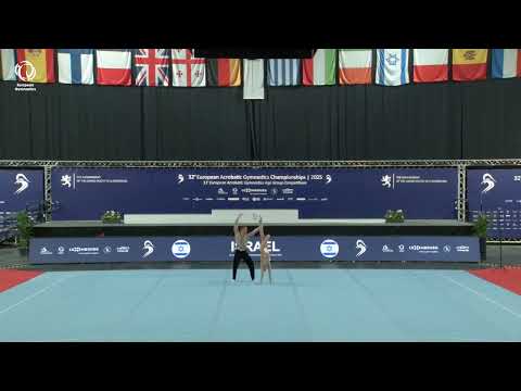 Amy Refaeli & Yonatan Fridman (ISR) - 2025 ACRO European Champions, Mixed Pairs All-Around