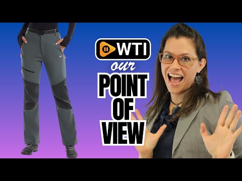 IUGA Snow Pants Womens Ski Hiking Pants Waterproof Outdoor Insulated Softshell Winter Fleece Lined Snowboard Pants 4 Pockets Small Grey - WTI product video review