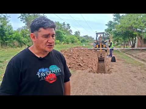 Cloacas en Barrio Divino Niño: nueva obra de saneamiento en San Pedro