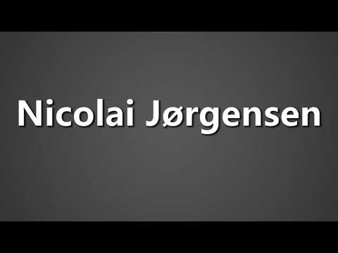 How To Pronounce Nicolai Jorgensen