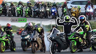 【 Superbikes in Delhi 】ZX10R/ ZX6R/ Z900 Hayabusa/ daytona 675r/ KTM etc..😈🔥🔥#59