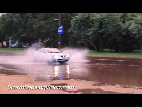 7/24/2015 Rice Lake and Bloomer, WI  Flooding and Lightning B-Roll