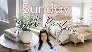 Sunday Reset Routine | Clean and Decorate With Me| Groceries and Decor Haul ✨