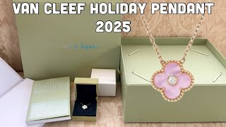 Van Cleef & Arpels Holiday Pendant 2025💖💕💞 | Van Cleef Alhambra Pink Mother Of Pearl