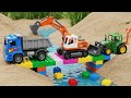 Let S Build A Bridge Toy Trucks Working Together More Nursery Rhymes Kids Songs