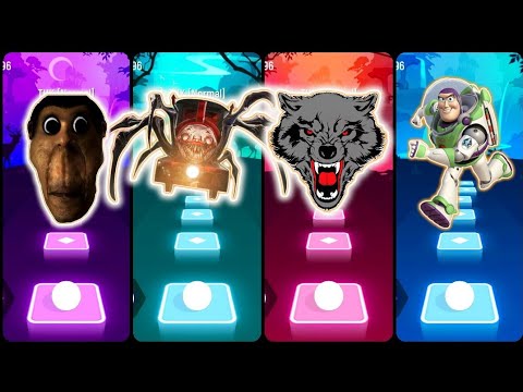 OBUNGA ❌ CHOOCHOO CHARLES ❌ DE*TH EVIL WOLF ❌ BUZZ LIGHT YEAR - Tiles Hop EDM Rush 🎶 🎶