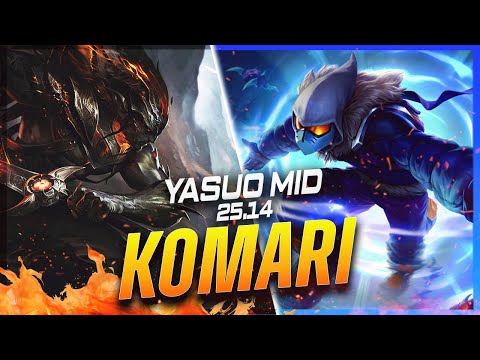 Komari - Yasuo vs Malzahar MID Patch 25.14 - Yasuo Gameplay