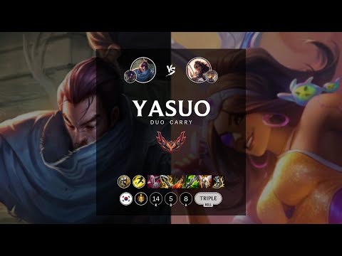 Yasuo ADC vs Samira - KR Grandmaster Patch 12.9