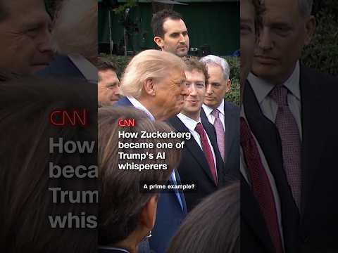 How Zuckerberg became one of Trump's AI whisperers
