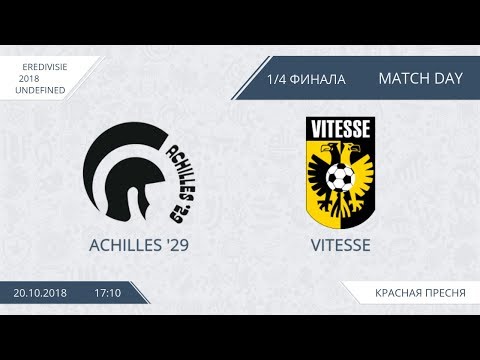AFL18. Eredivisie. 2018 Undefined. 1/4 Финала. Achilles 29 - Vitesse